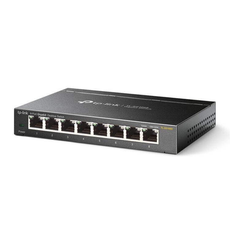 8-портовый настольный сетевой коммутатор TP-Link TL-SG108S