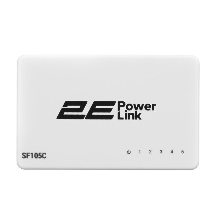 2E Коммутатор PowerLink SF105C 5xFE, неуправляемый, десктоп