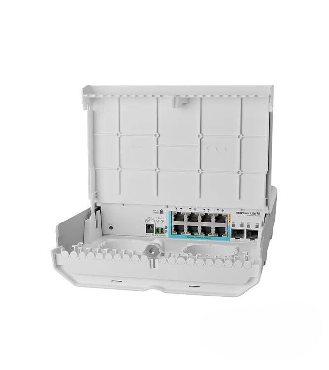 Коммутатор PoE уличный MikroTik артикул CSS610-1Gi-7R-2S+OUT