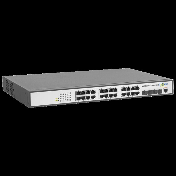 Управляемый POE коммутатор уровня 2 SNR-S2985G-24T-POE-E