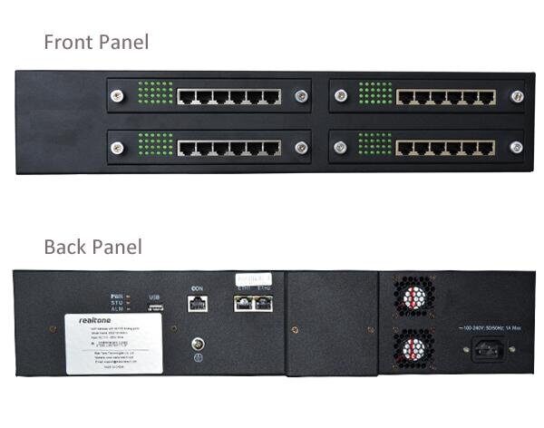VOIP шлюз, WSS120-24FXO-C 24FXO VoIP Gateway