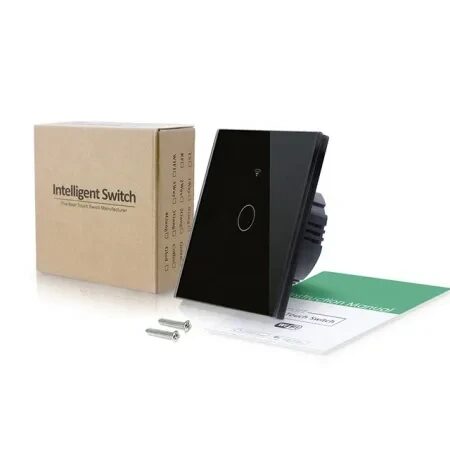 Сенсорный выключатель 1 кнопка Tuya Smart Wi-Fi