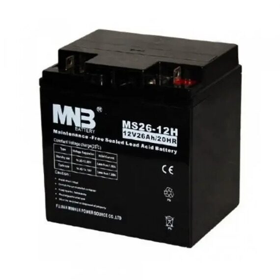 Аккумулятор MHB MS26-12 (26AH, 12V) Аккумулятор MHB MS26-12 (26AH, 12V)