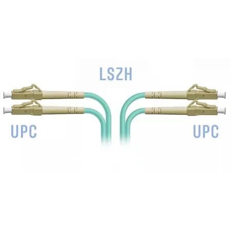 Патчкорд оптический LC/UPC MM Duplex, 2 м
