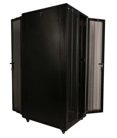 Шкаф напольный 42U 800*1000*2000 мм, двойная дверь