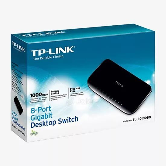 Мини коммутатор TP-Link TL-SG1008D 8-портовый (Switch)