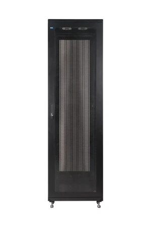 Шкаф напольный 42U 600*1000*2000 мм, перфорированная дверь
