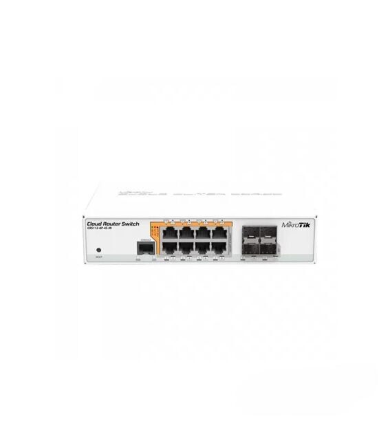 Коммутатор PoE MikroTik CRS112-8P-4S-IN