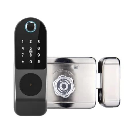 Дверной Wi-Fi замок с поддержкой отпечатка, кода, карты Tuya Smart (PST-EA1)