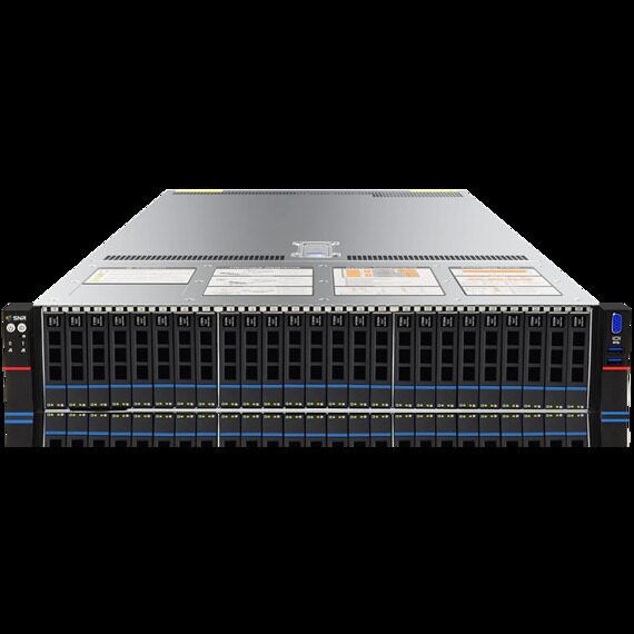 Серверная платформа SNR-SR2225RE, 2U, AMD EPYC, DDR4, 25xHDD, резервируемый БП