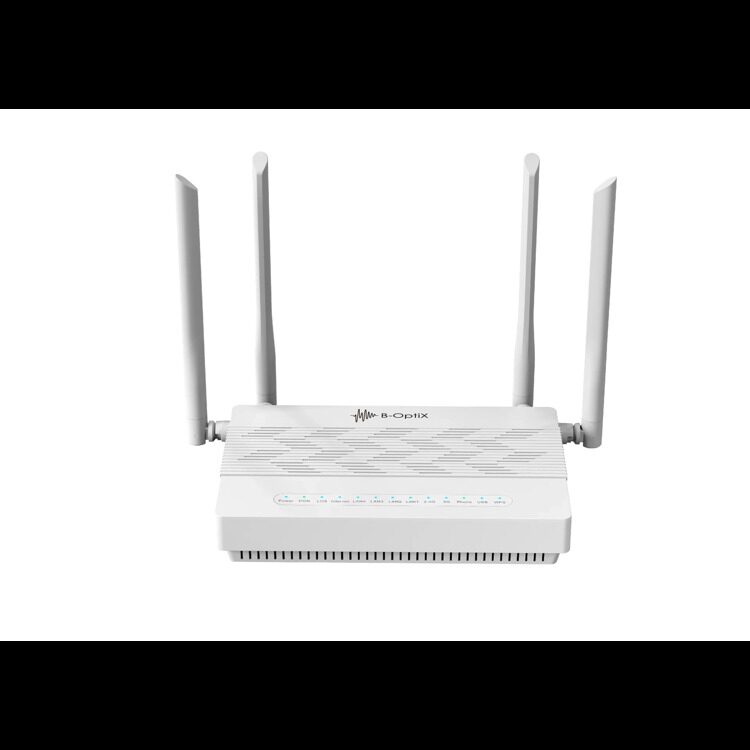 Абонентский терминал BO ONU GPON, 4 порта 10/100/1000Base-T, 1 порт POTS, WiFi 6