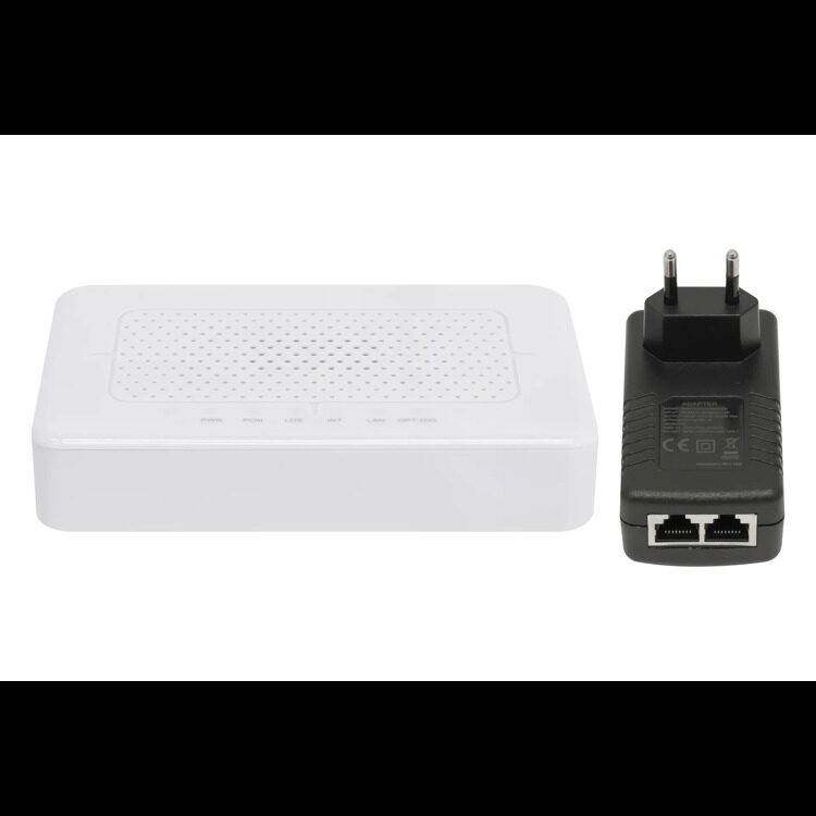 Абонентский терминал ONU GPON, 1 порт 10/100/1000Base-T, c POE-IN, POE инжектор в комплекте