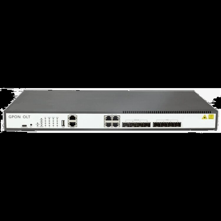 Станционный терминал SNR OLT с 4 портами GPON (SFP) и 4 портами 10G/SFP+, 4 портами 10/100/1000-Base-T