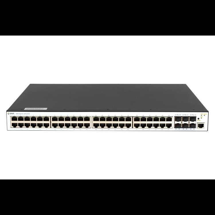 Управляемый PoE коммутатор уровня 2+ SNR-S5311G-48TX-POE-2AC