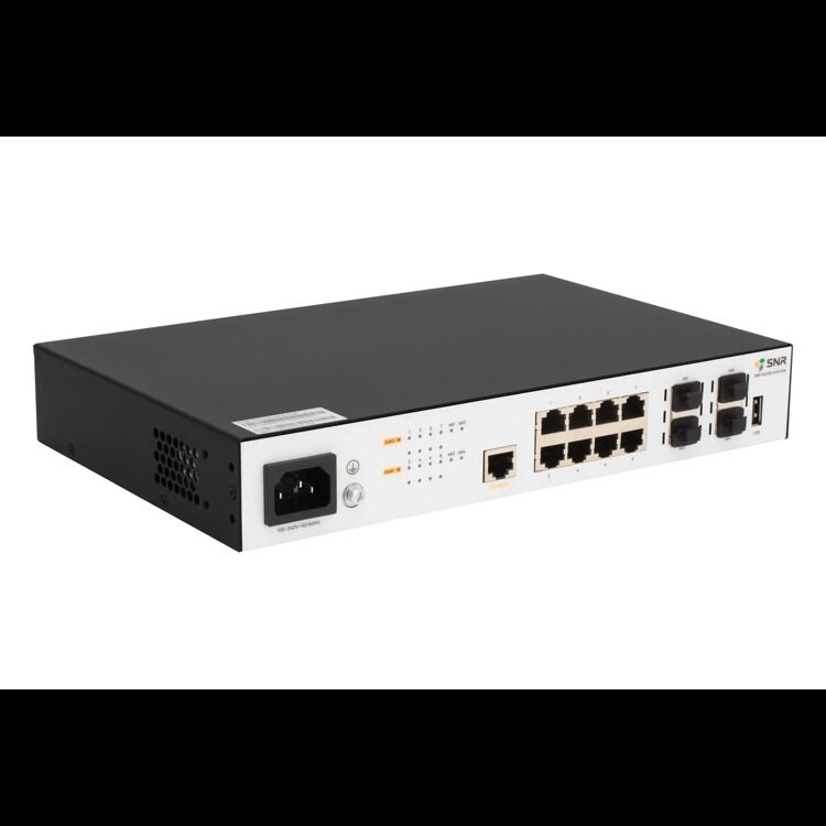 Управляемый PoE коммутатор уровня 2+ SNR-S5210G-8TX-POE