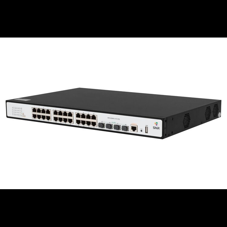 Управляемый PoE коммутатор уровня 2 SNR-S2989G-24TX-POE